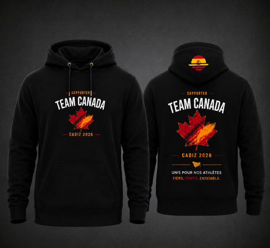 Hoodie Supporter Athlètes Canada - WKC 2026 Espagne